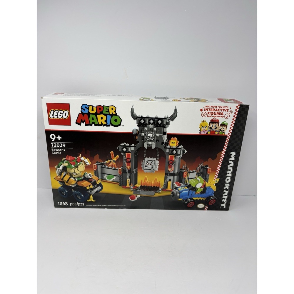 LEGO Super Mario Bowser's Castle Mario Kart Set 72039 1068 PCS New Sealed